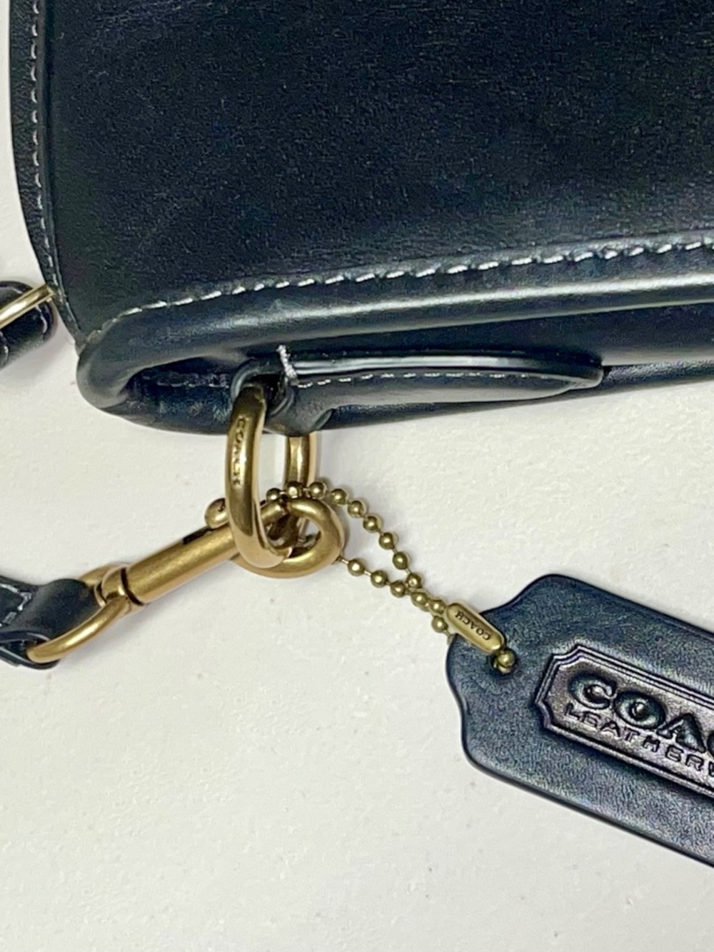 COACH Originals Quinn Convertible Crossbody Black Glovetan Leather Style C2767 - Picture 6 of 14